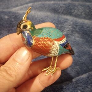🌠 Vintage Cloisonne Bird, EUC